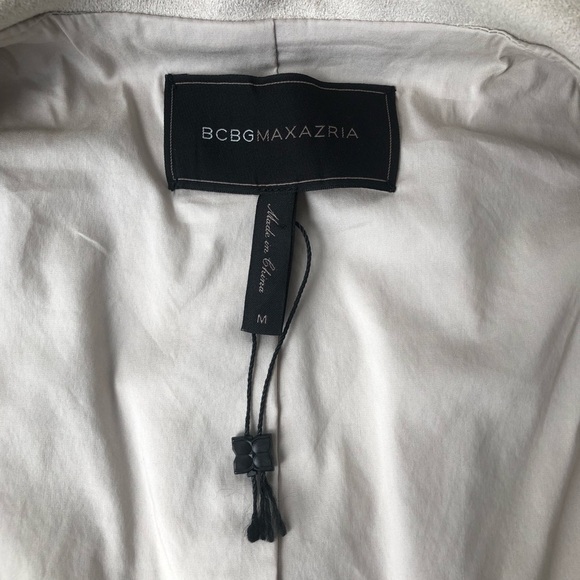 BCBGmaxazria faux suede vest light tan M - Picture 2 of 12
